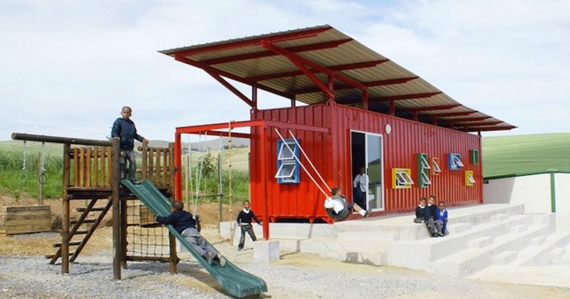 Sustainable buildings in Africa - Vissershok-School-in-South-Africa