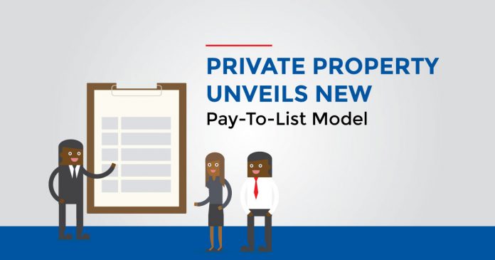 Private Property Unveils New Pay To List Model