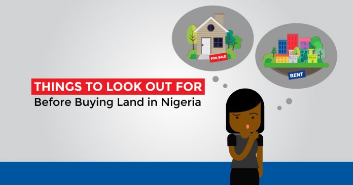 Thing to look out for before buying land in Nigeria