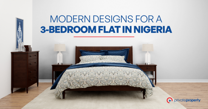 Modern Designs For A 3-Bedroom Flat in Nigeria
